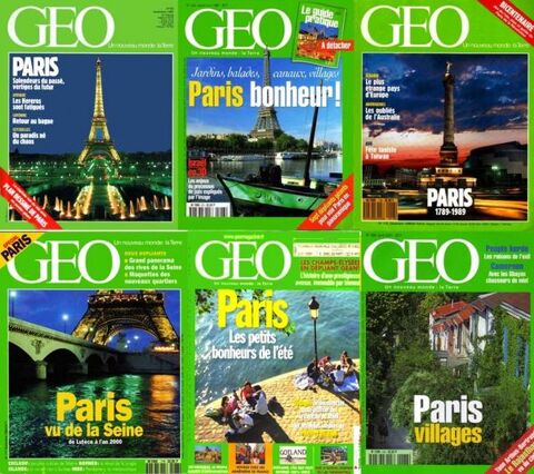 Voici 6 revues sur PARIS / les-livres-de-jac 17 Lille (59)