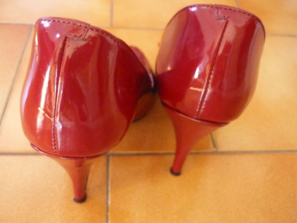 Scarpin bordeau vernie Chaussures