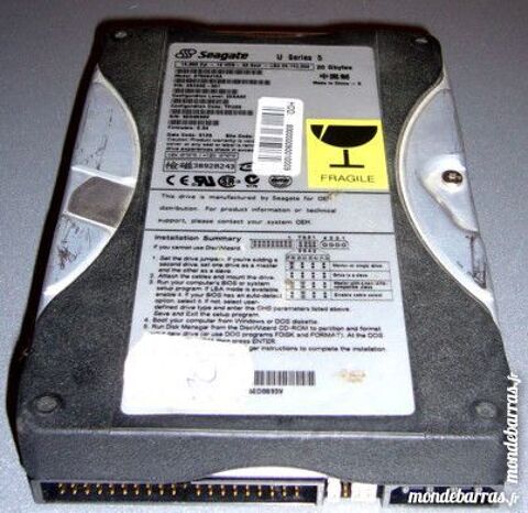 Ordi bureau disque dur seagate 20gb 18 Versailles (78)