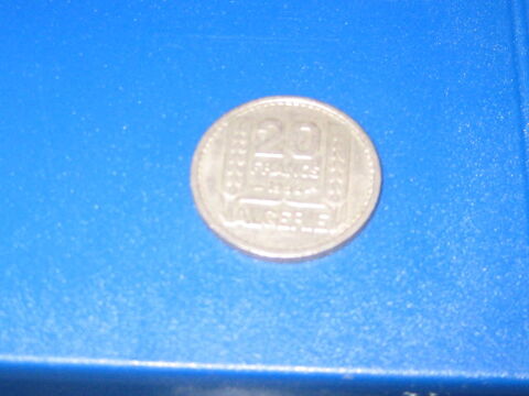 pice france algerie 20 francs 1956 7 Gennevilliers (92)