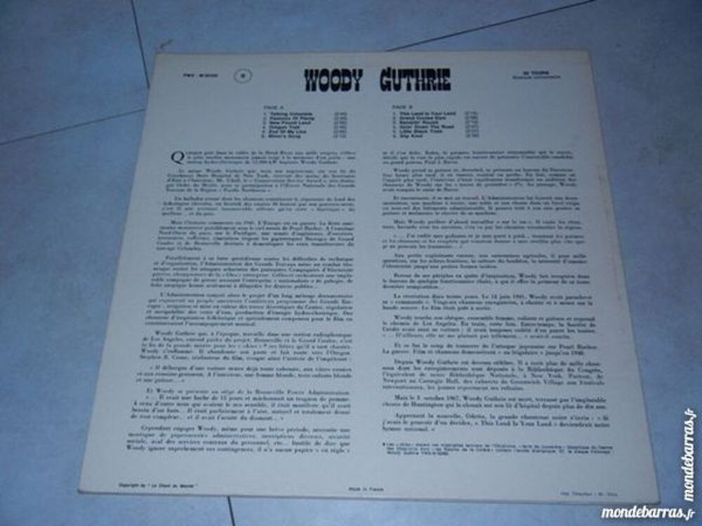 woody guthrie CD et vinyles