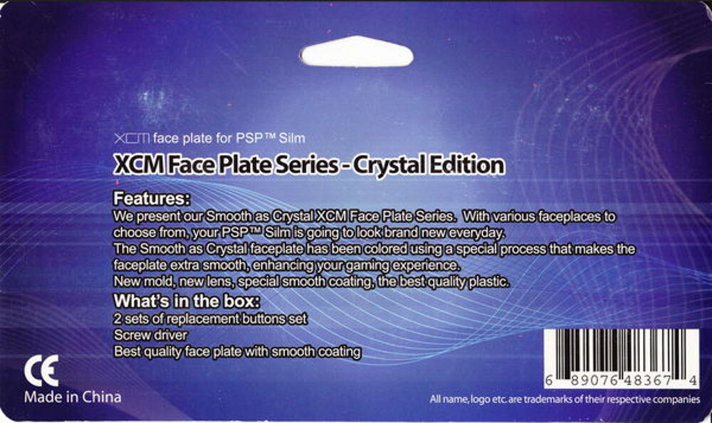 Boitier de protection cristal pour console PSP3000 NEUF
Consoles et jeux vidéos