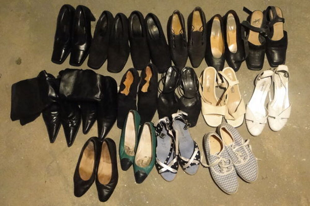 CHAUSSURES FEMMES 38-39 CUIR ET DAIM Vêtements