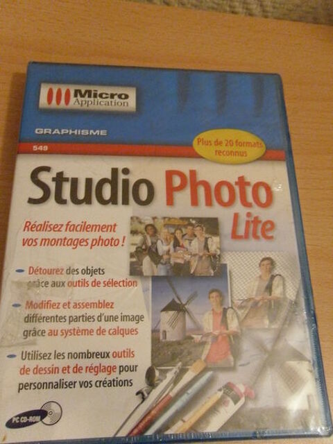  PC CD- ROM : Studio Photo Life, Neuf 12 Neuville-de-Poitou (86)