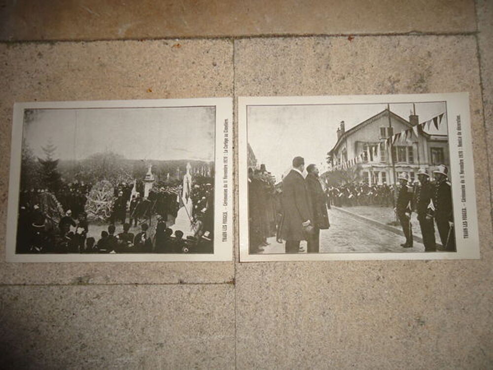 2 cartes postales THAON LES VOSGES 11/11/1920 