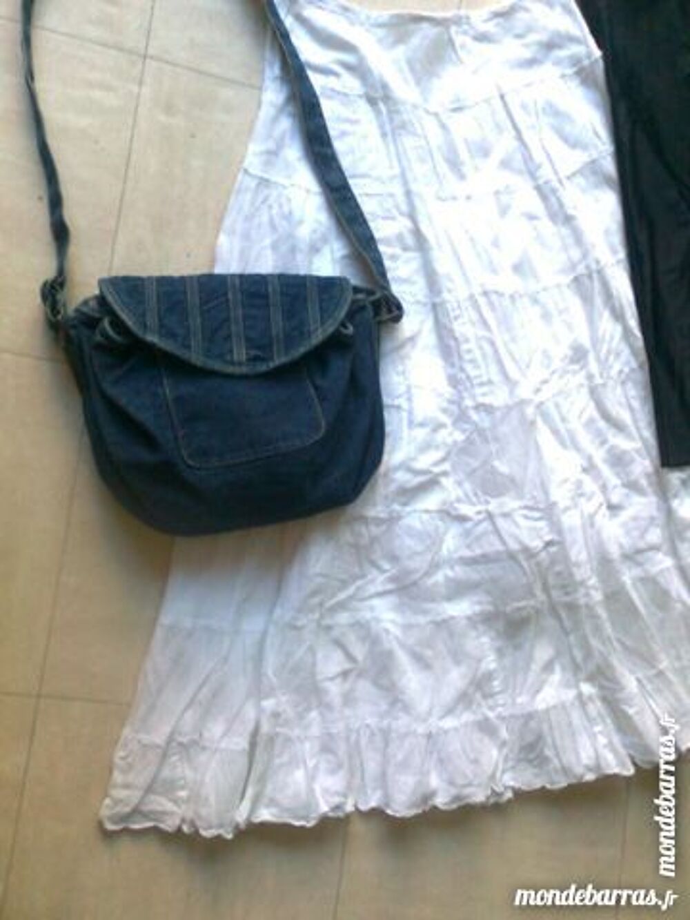 jupe &agrave; vollants, robe, sac en jean - 36 - zoe Vêtements