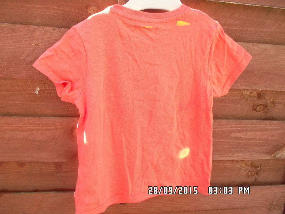 TEE SHIRT ORANGE T.23 M*JUSTE 0.50 CTS*KIKI60230 Vêtements enfants