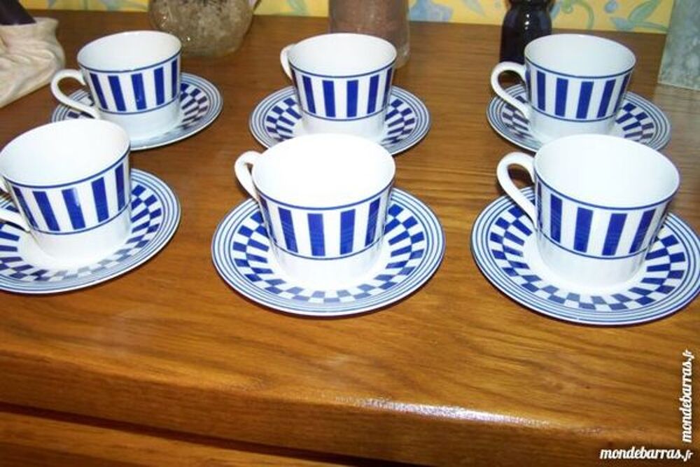 service 6 tasses et sous-tasses + sucrier, NEUF Cuisine