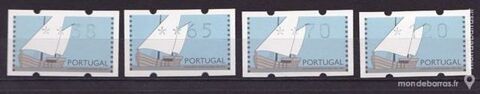 Timbres Étiquetes Machine Auto Caravelles 1992 2 Joué-lès-Tours (37)