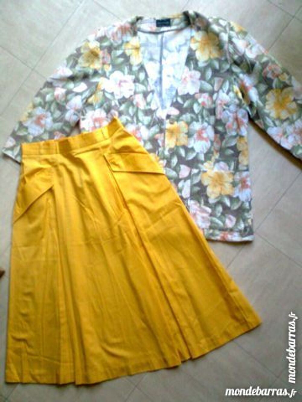 VESTE pastel - jupe jaune - zoe Vêtements