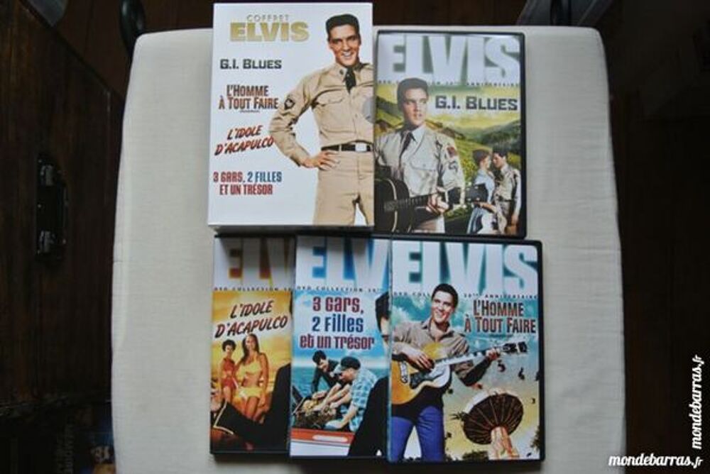 Elvis Presley Coffret 4 Neuf DVD et blu-ray