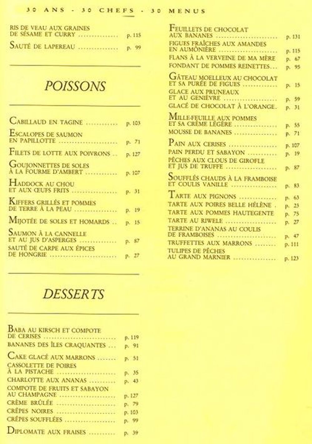 TUPPERWARE - 30 ans - 30 chefs / prixportcompris Livres et BD