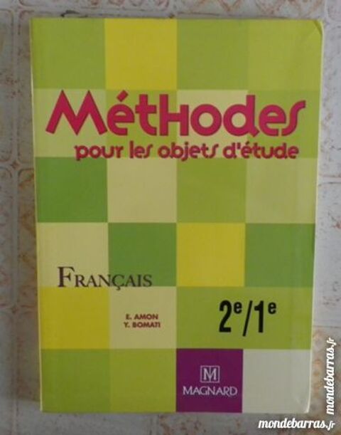 FRANCAIS METHODES POUR LES OBJETS D'ETUDE 2e/1e 5 Attainville (95)