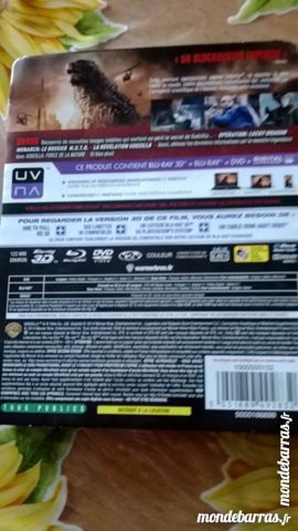 BLU-RAY 3D - BLU-RAY - DVD GODZILLA DVD et blu-ray