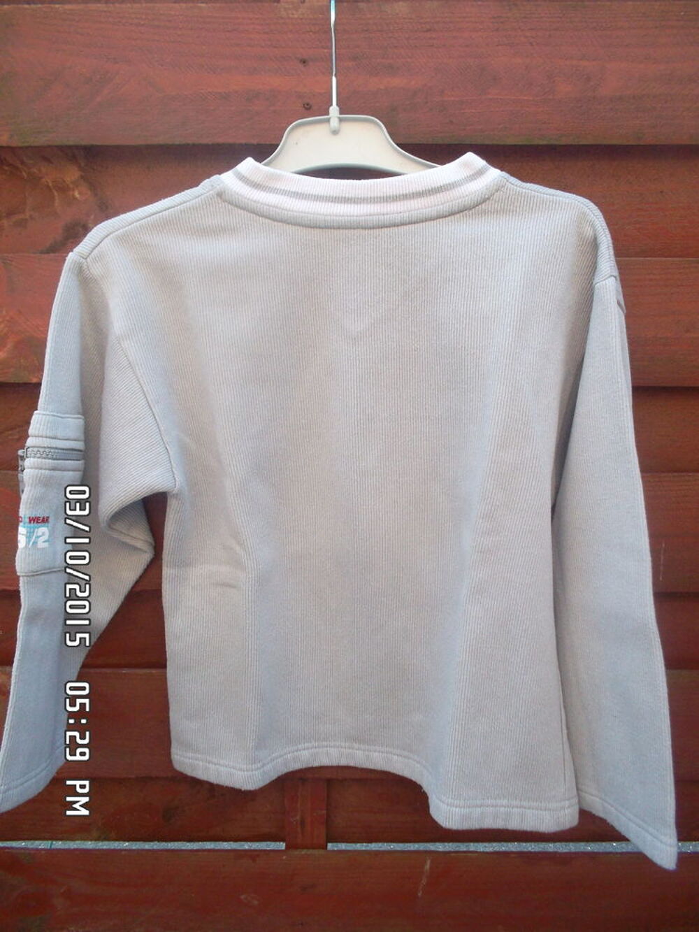 SWEAT GRIS CLAIR BEST WAY*JUSTE 1E*KIKI60230 Vêtements enfants
