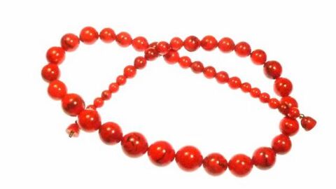 Collier en perles de verre 10 Montargis (45)