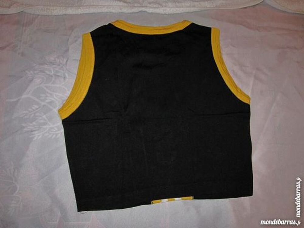 D&eacute;bardeur Type CROC TOP Taille Unique Noir &amp; jaune Vêtements