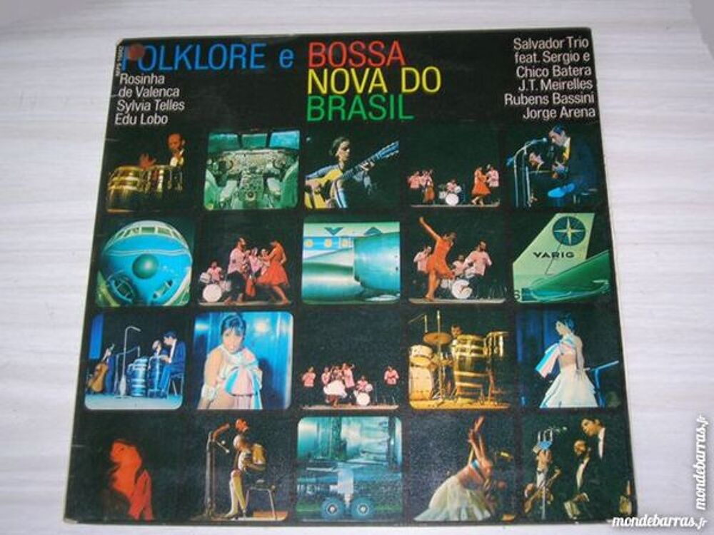 33 TOURS Folklore e BOSSA NOVA DO BRASIL CD et vinyles