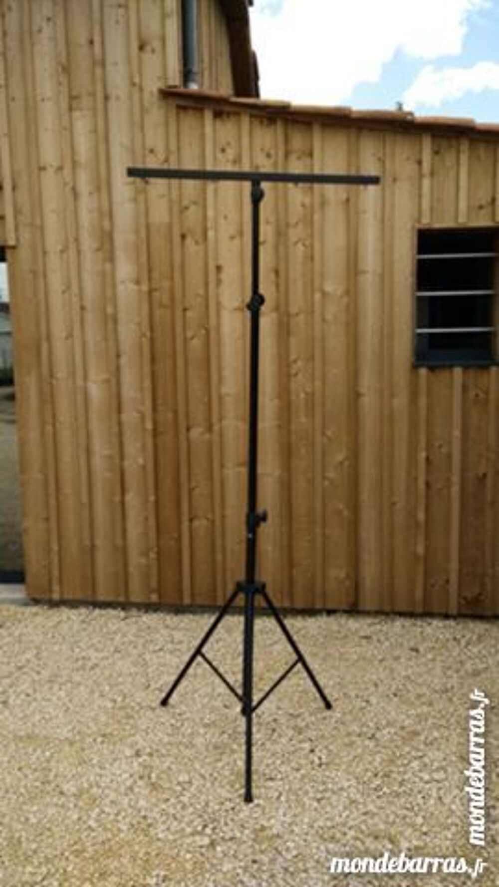 Lot de deux pieds support jeux de lumi&egrave;res Audio et hifi
