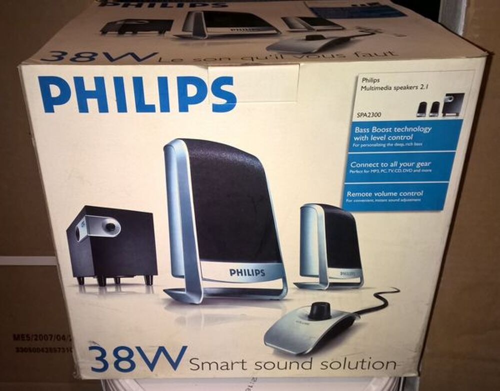 Enceintes multim&eacute;dia Philips Audio et hifi