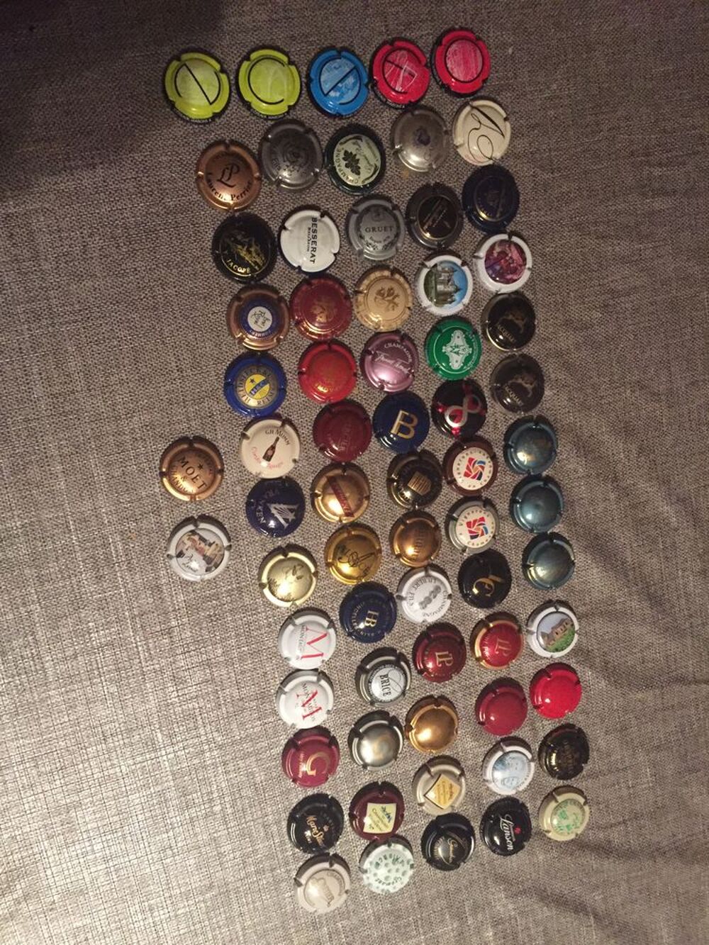 capsules de champagnes 