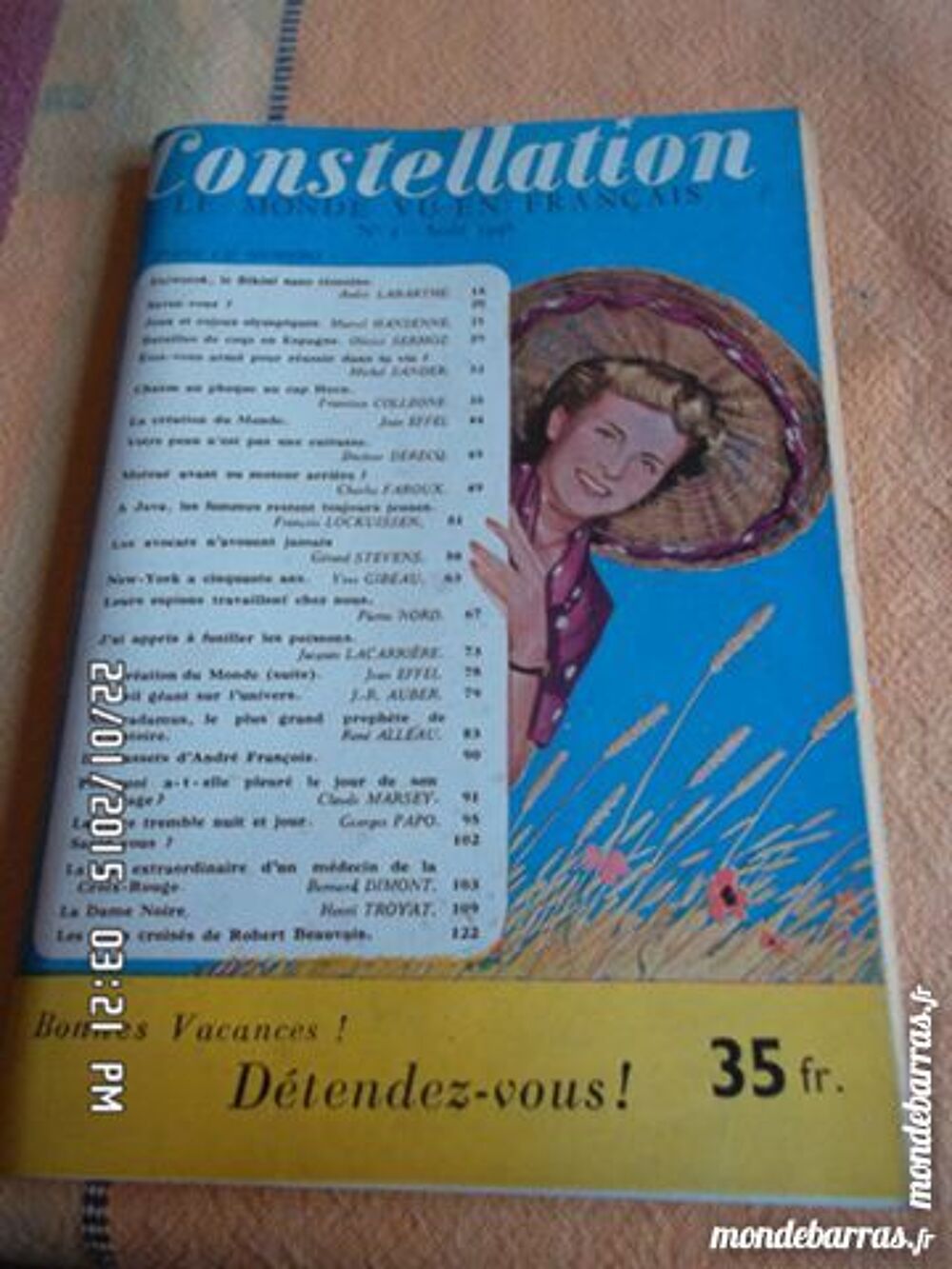 CONSTELLATION*JUSTE 3E*KIKI60230 Livres et BD