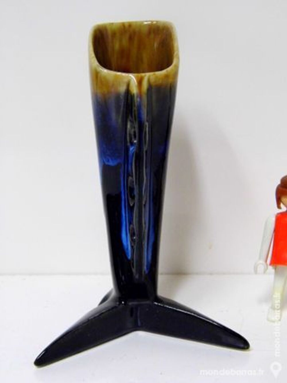 Vase ann&eacute;e 50 faience moderniste ruelland capron Décoration