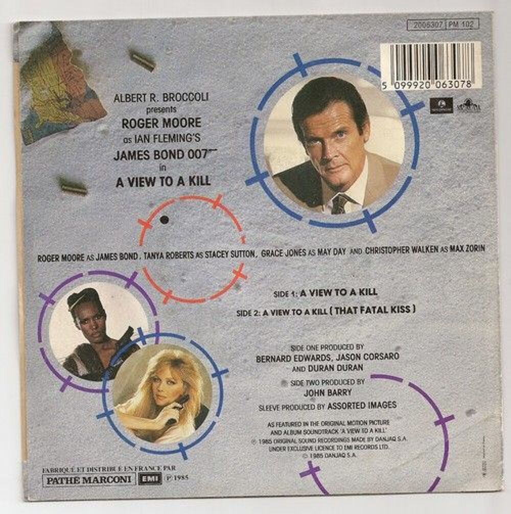 duran duran A View To A Kill CD et vinyles
