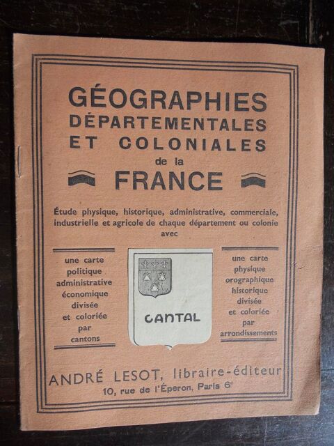 G�ographies d�partementales et coloniales de la France 5 Tours (37)