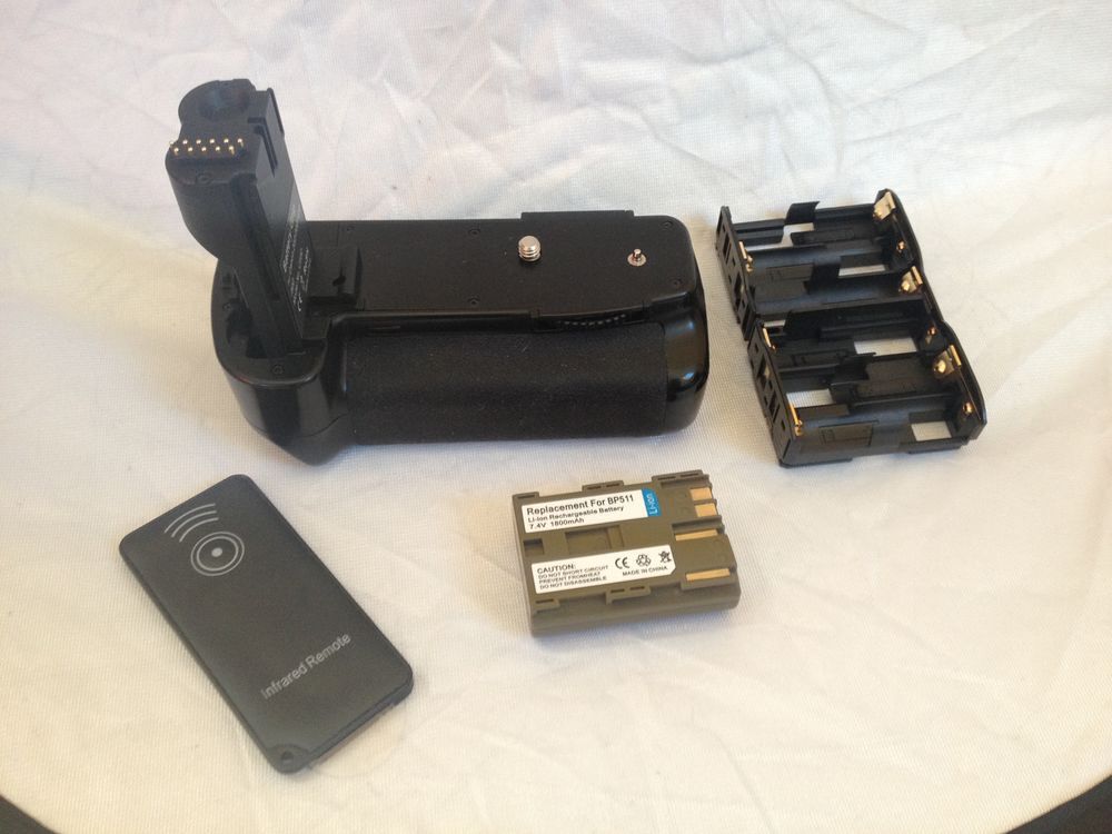 Poign&eacute;e C50D pour Canon 20D/30D/40D/50D et batterie BP-511 Photos/Video/TV