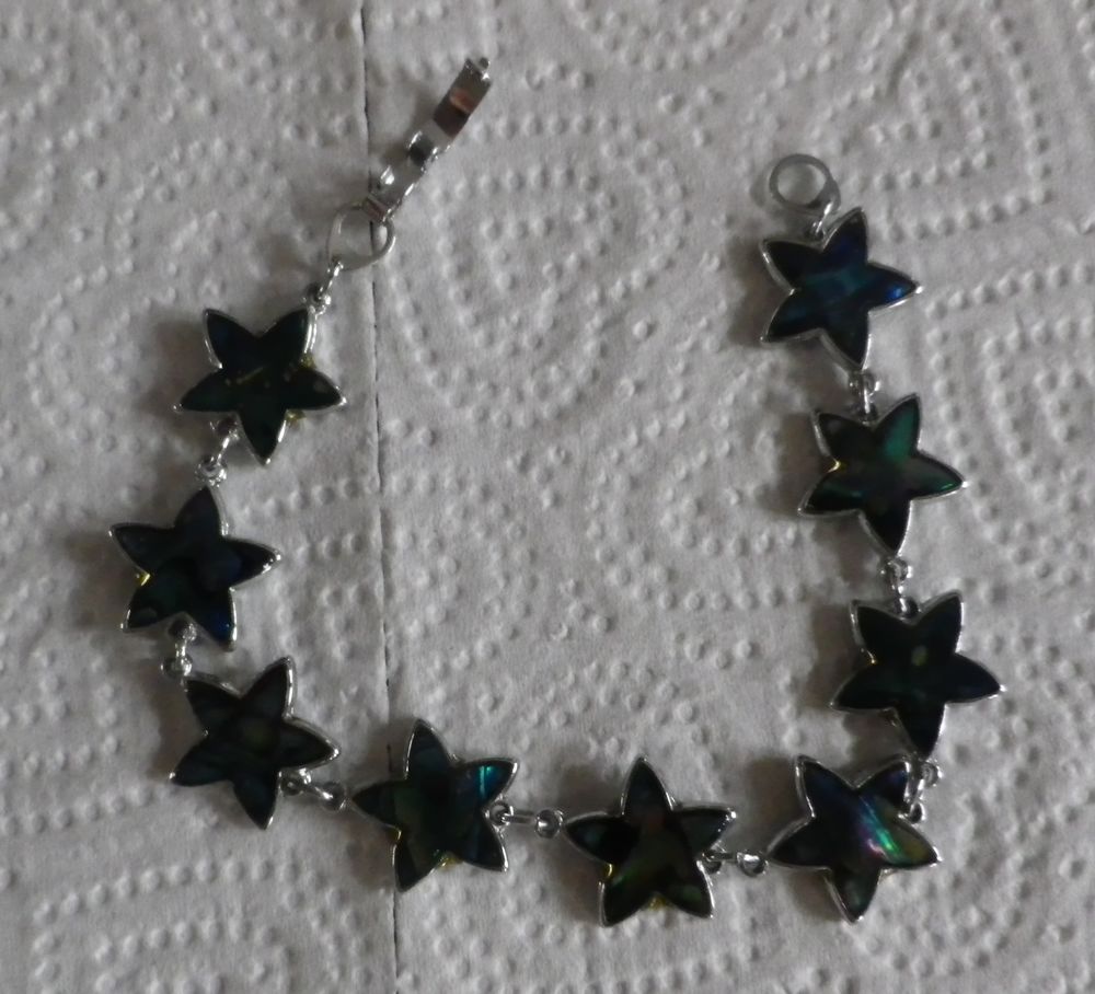 BRACELET N&deg;3 ETOILES BLEUES Bijoux et montres