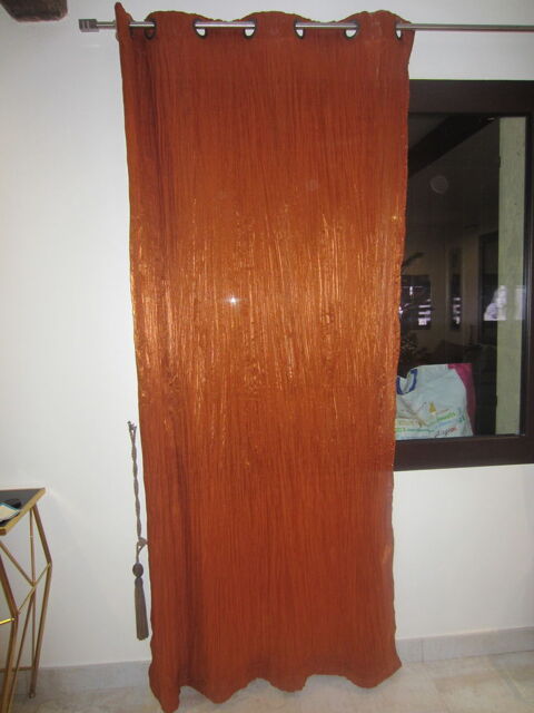 RIDEAUX ORANGE EN POLYESTER 0 Chteauneuf-Grasse (06)