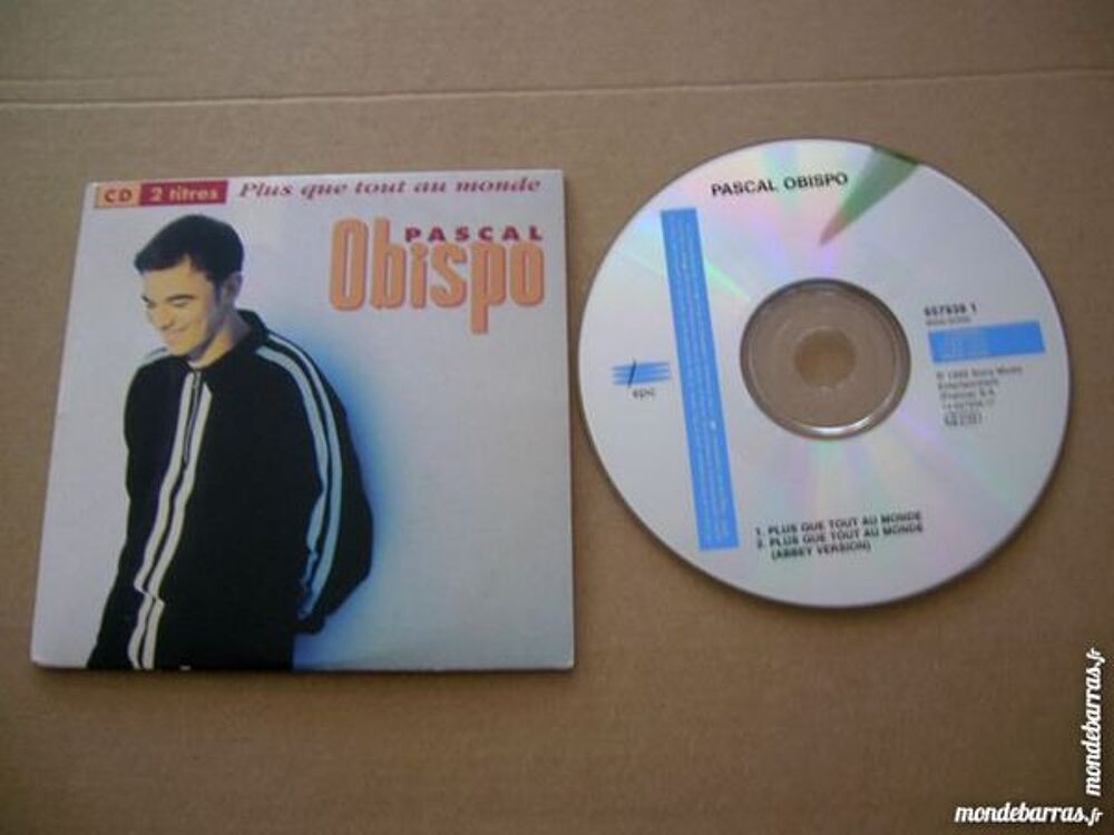 CD OBISPO Plus que tout au monde CD et vinyles