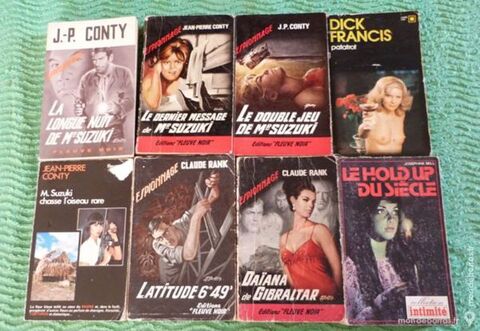 LOTS Divers livres policiers CONTY,KENNY,RANK 1 �cuisses (71)