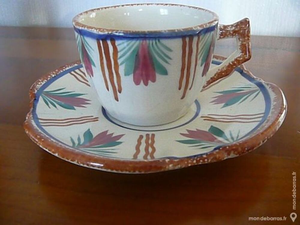 Tasse et soucoupe faience Cuisine