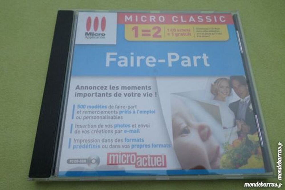 CD-Rom Faire part Matériel informatique