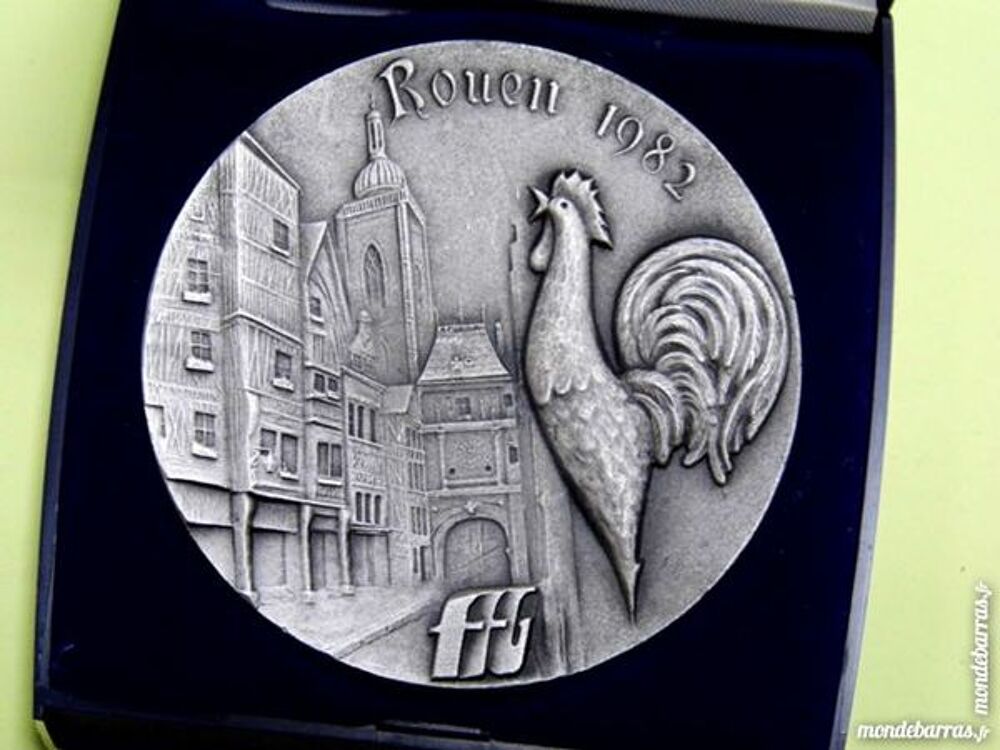 Medaille ROUEN f&eacute;d&eacute;ration francaise gymnastique 82 Bourse des collections