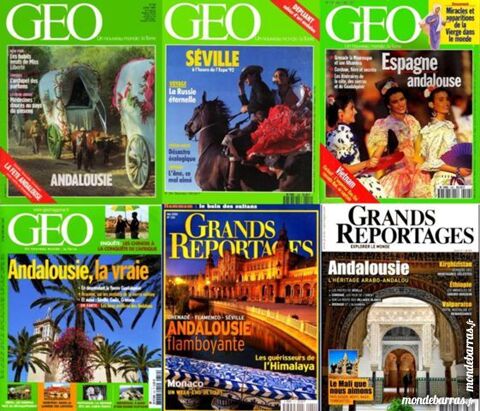 ANDALOUSIE - g�o - ESPAGNE / les-livres-de-jac 17 Laon (02)