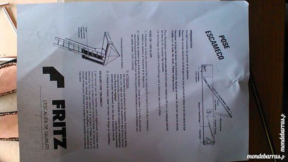 L'escalier escamotable Bricolage