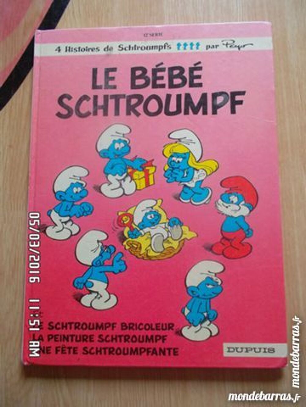 BD LE BEBE SCHTROUMPF Livres et BD