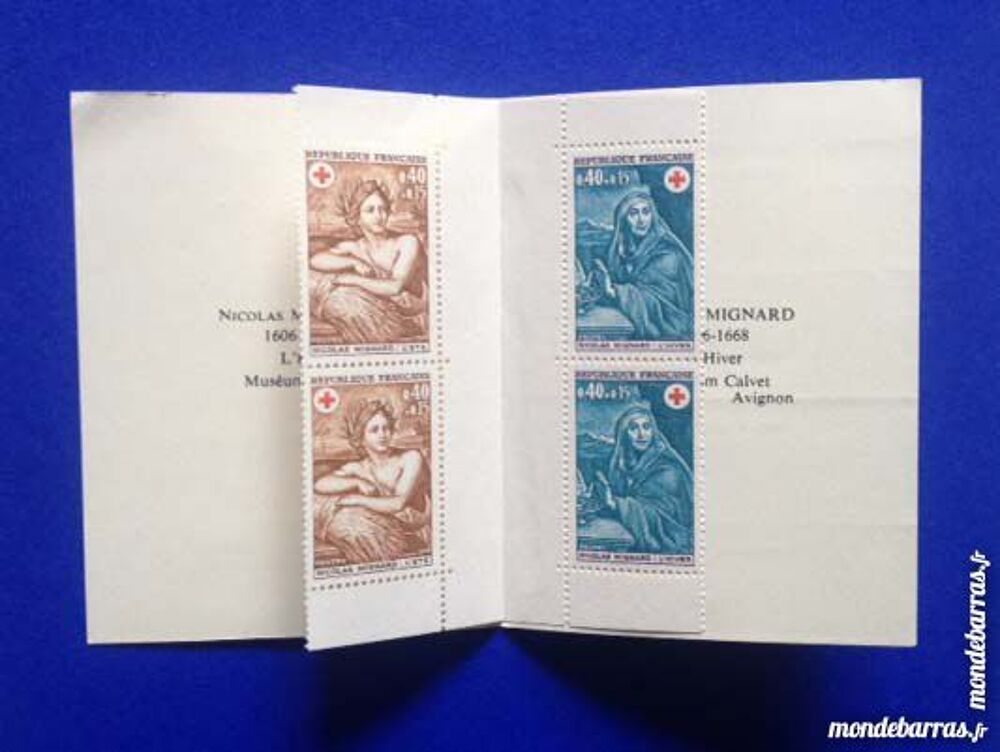 Carnet de timbres Croix Rouge - 1969 