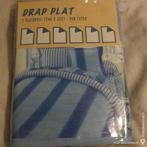 DRAP PLAT  TONS DE BLEU DEGRADE 240x300 cm 18 Saint-Genis-Laval (69)