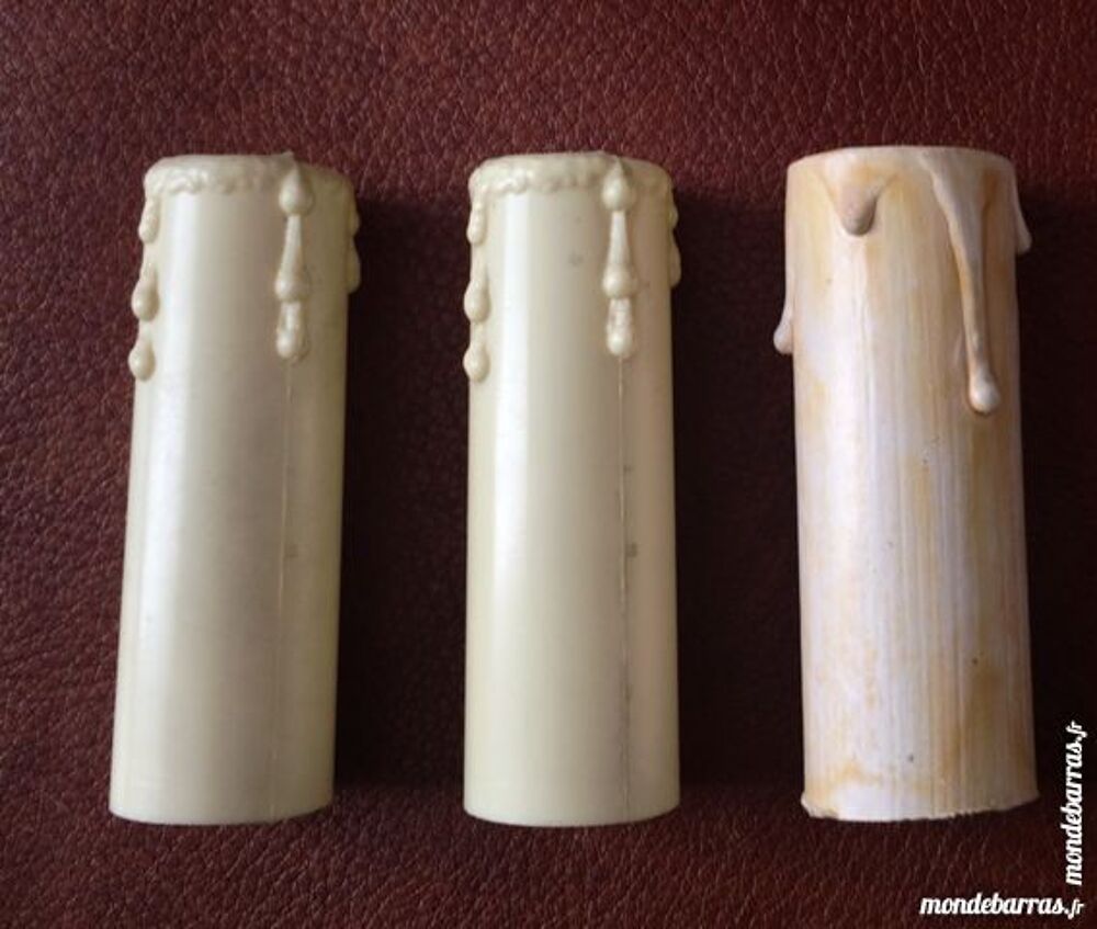 Lot de 3 FOURREAUX FAUSSES BOUGIES Bricolage