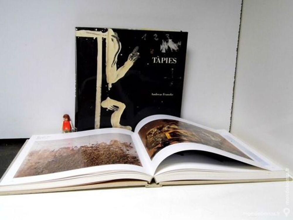 Livre ANTONI TAPIES peinture ANDREAS FRANZKE Décoration
