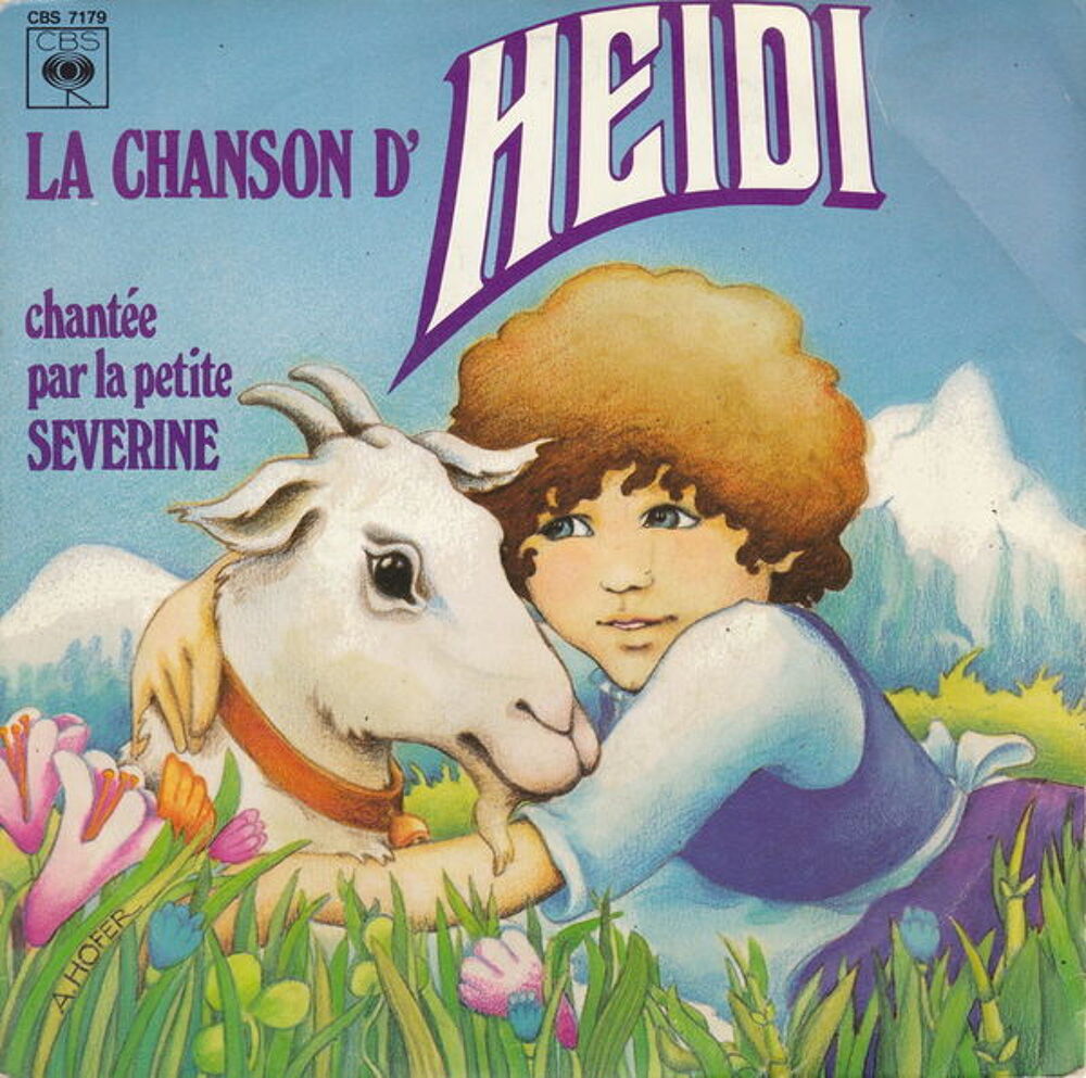 Disque vinyle 45 tours La chanson d'Heidi
CD et vinyles