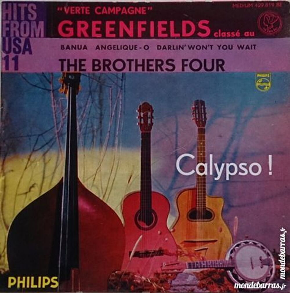 Vinyle 45T The brothers Four Calypso! CD et vinyles