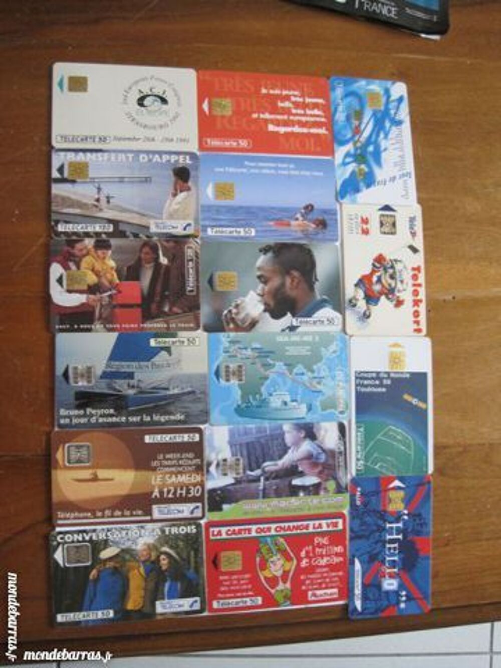 cartes t&eacute;l&eacute;phoniques 