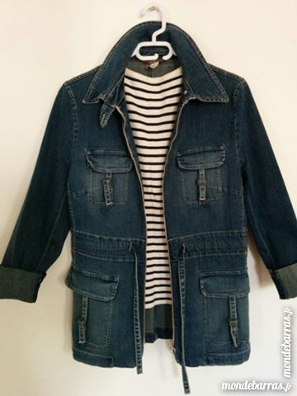 Veste en jean T38/40 Vêtements