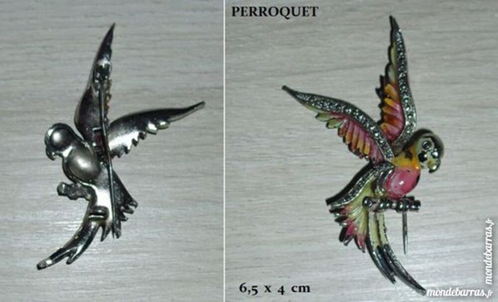 &laquo;OISEAUX&raquo; deux broches vintage Bijoux et montres