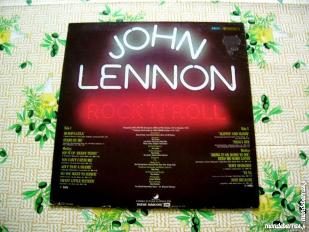 33 TOURS JOHN LENNON Rock'n'roll - ORIGINAL CD et vinyles